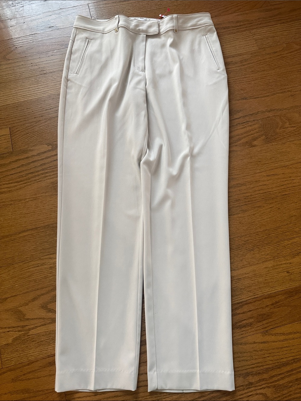 Khaki Trouser Leg Dress Pants